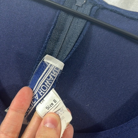 Jessica Howard Vintage Side Tie Faux Wrap Floral Retro Dress Womens Size 8 Boho - Picture 5 of 11